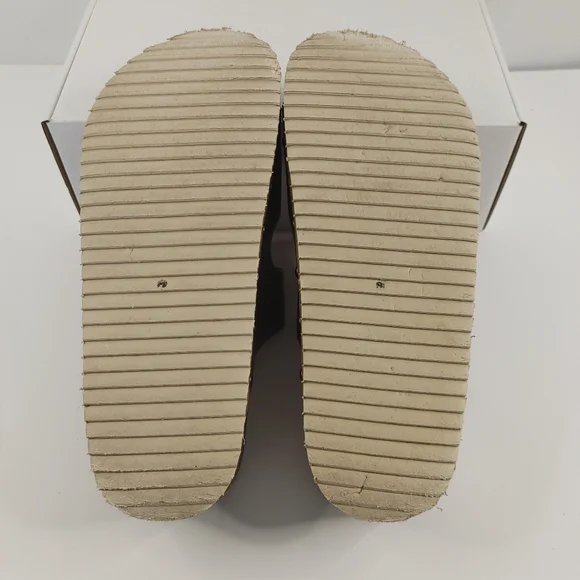 Altar’d State Serenna Platform Slide Sandals Size 9 Brown Double Buckle Boho - Picture 7 of 14